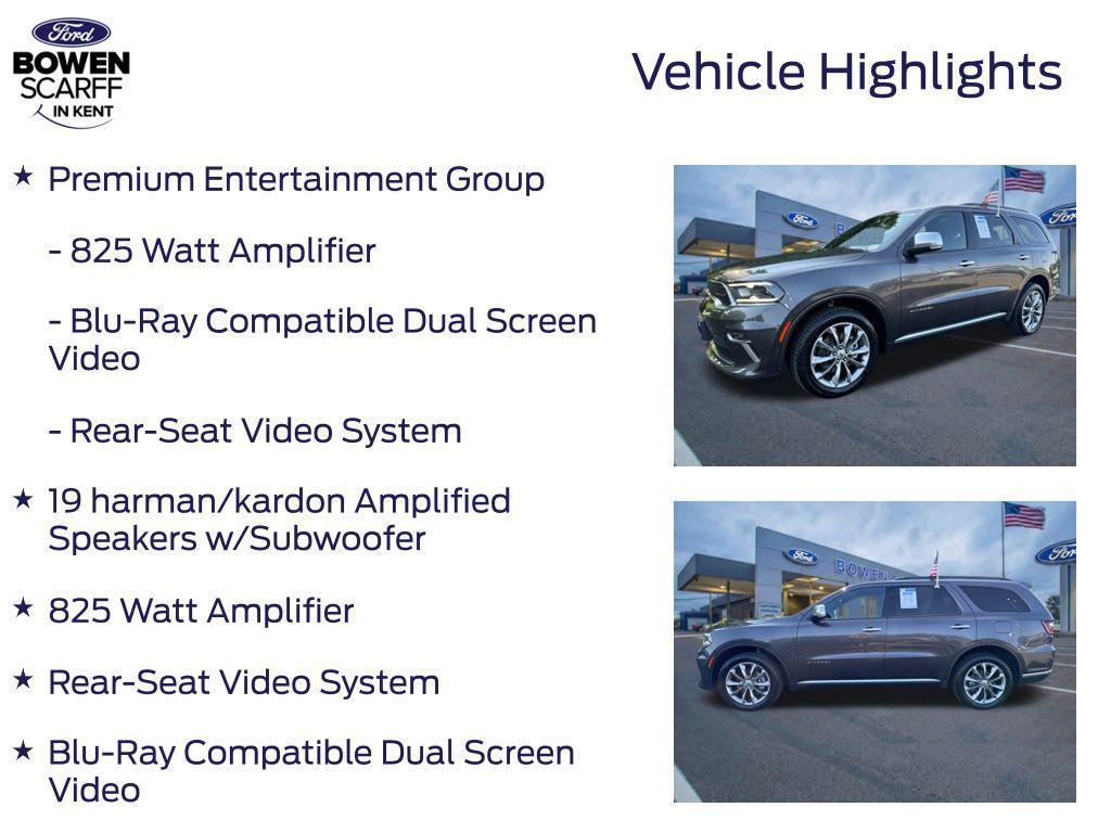 used 2021 Dodge Durango car, priced at $27,218