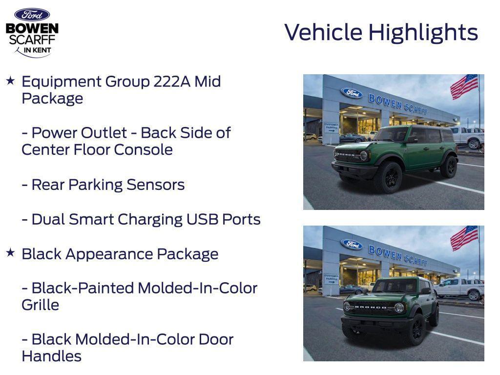 new 2025 Ford Bronco car, priced at $46,877