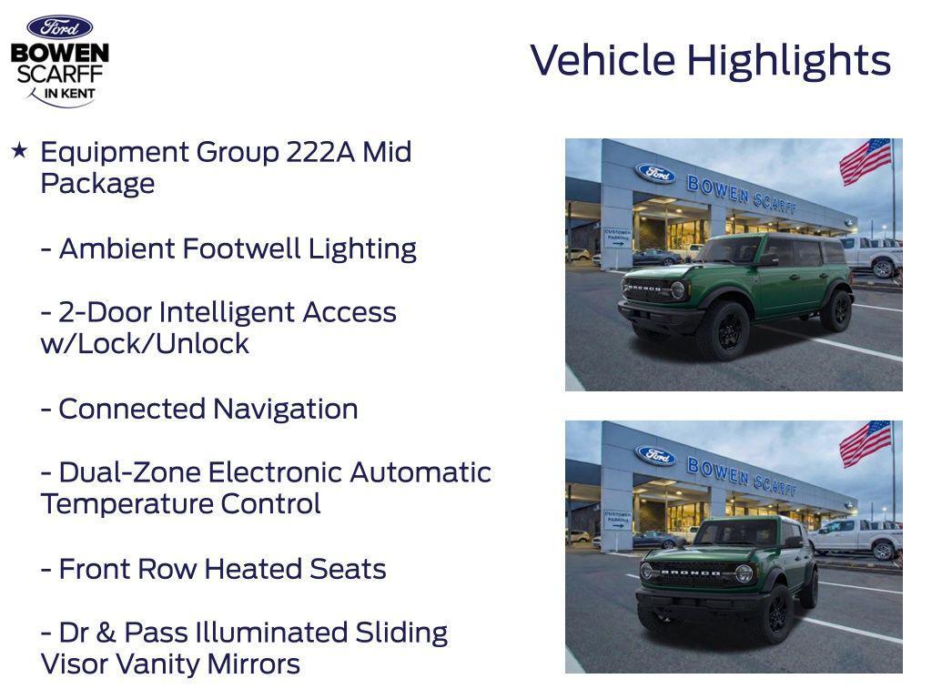 new 2025 Ford Bronco car, priced at $46,877