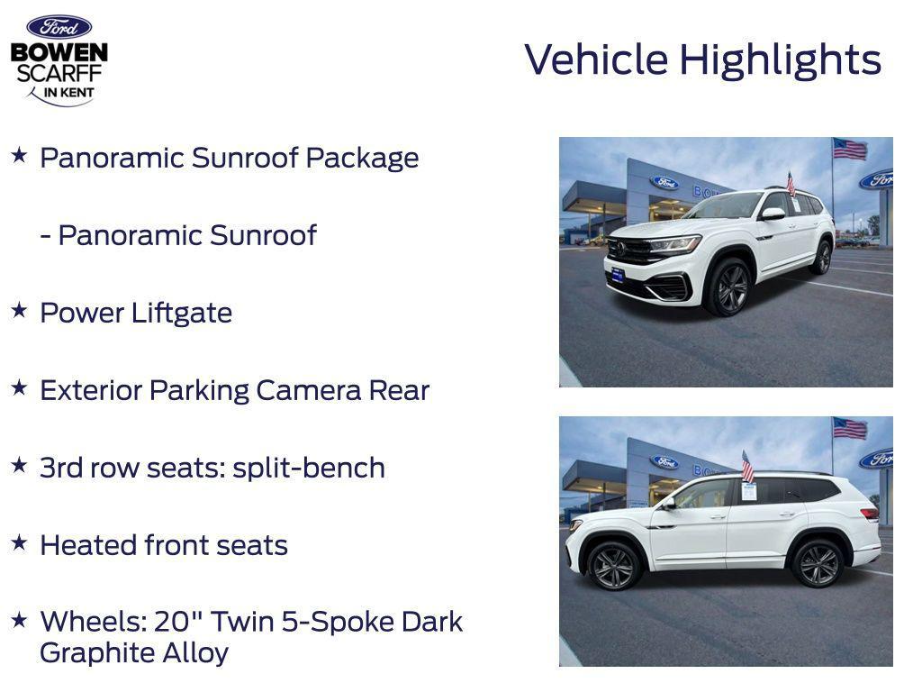 used 2021 Volkswagen Atlas car, priced at $26,499