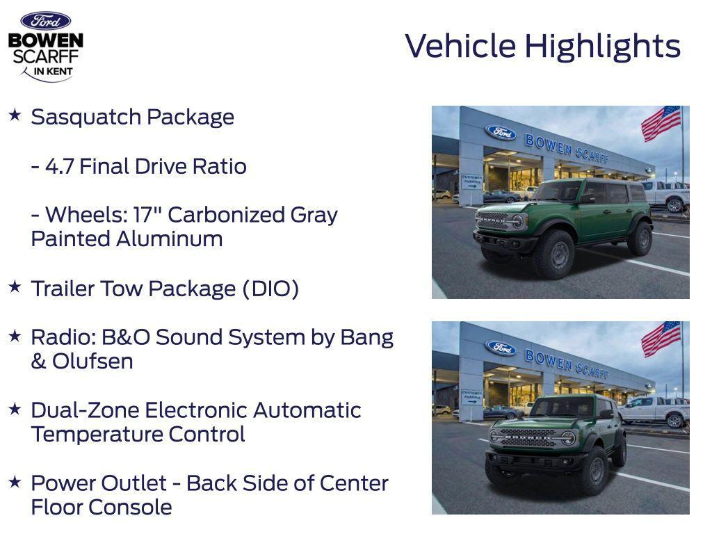 new 2025 Ford Bronco car, priced at $65,757