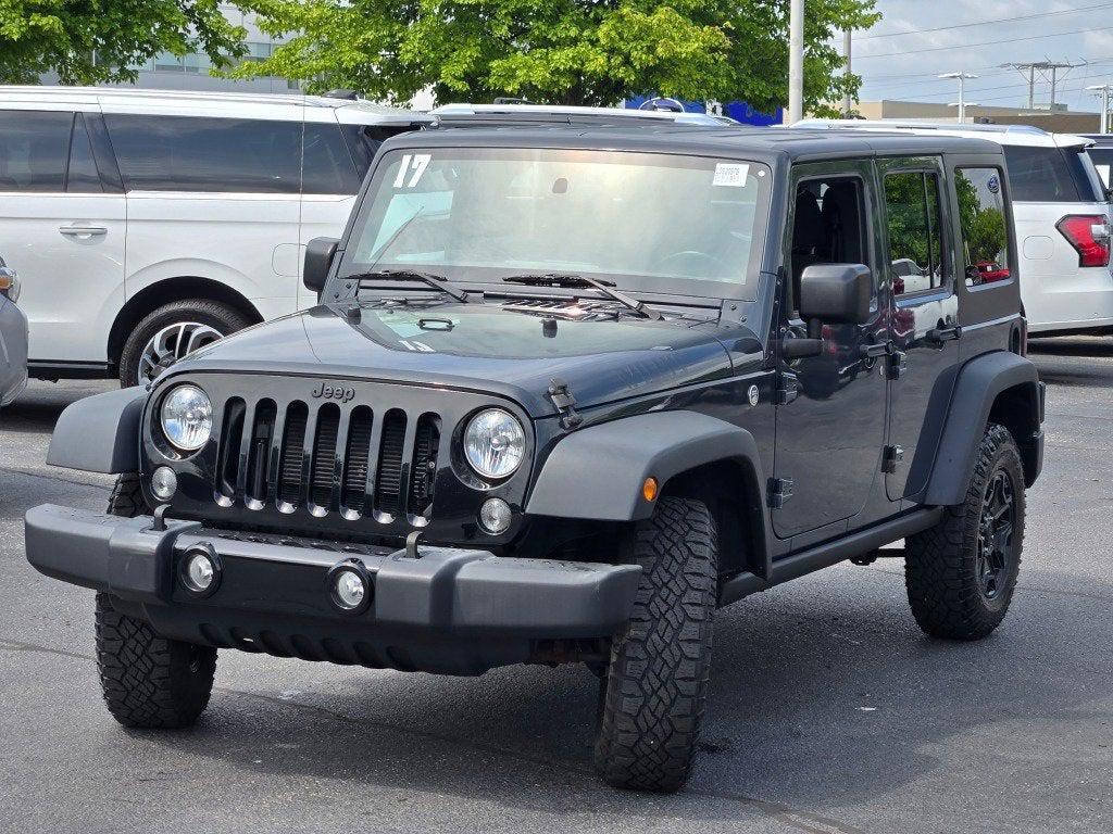 used 2017 Jeep Wrangler Unlimited car, priced at $18,190