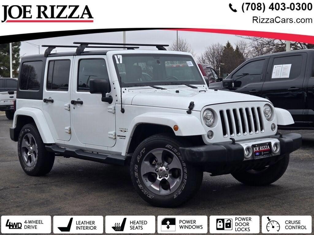 used 2017 Jeep Wrangler Unlimited car, priced at $18,890