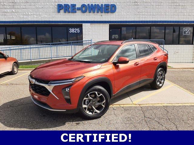 used 2024 Chevrolet Trax car, priced at $19,858