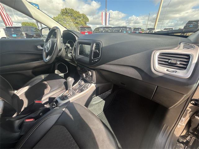 used 2021 Jeep Compass car, priced at $18,500