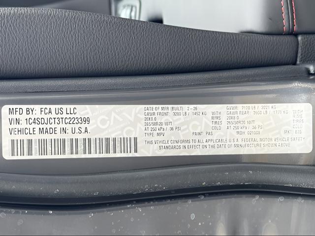 new 2026 Dodge Durango car, priced at $48,353