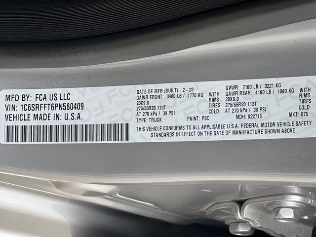used 2023 Ram 1500 car, priced at $42,500