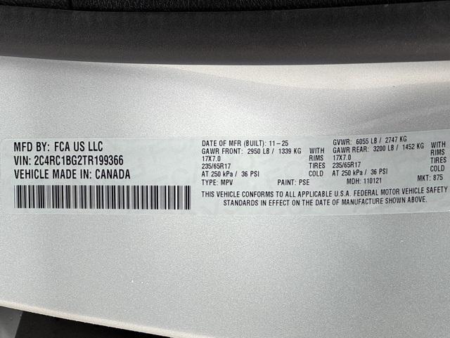 new 2026 Chrysler Pacifica car, priced at $42,987