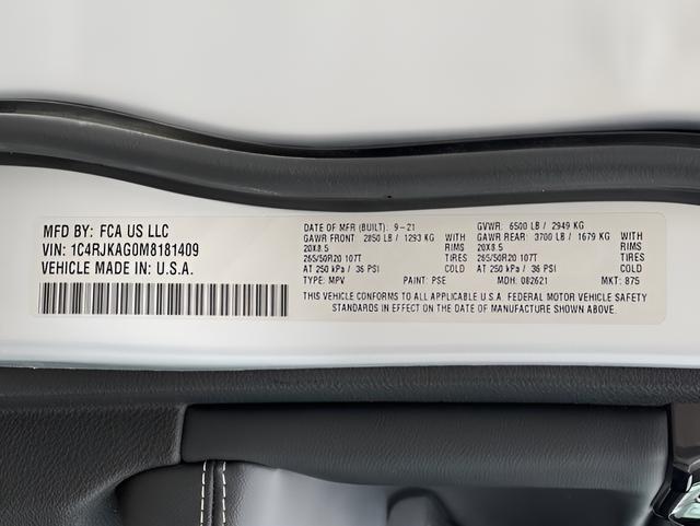 used 2021 Jeep Grand Cherokee L car, priced at $24,487