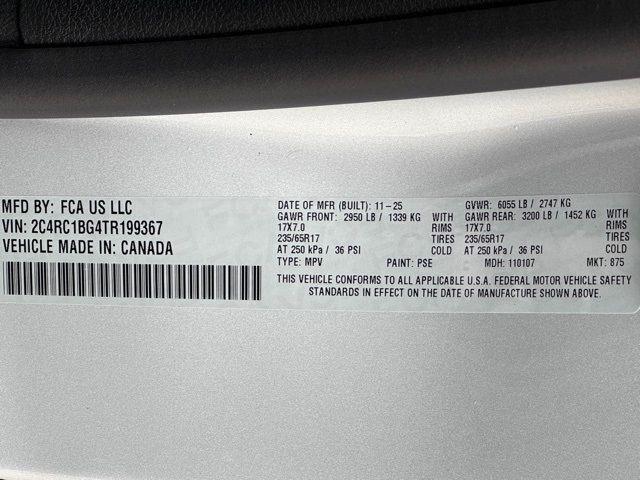 new 2026 Chrysler Pacifica car, priced at $41,479