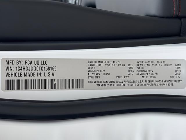 new 2026 Dodge Durango car, priced at $47,361