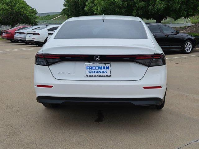 new 2025 Honda Accord car, priced at $27,407