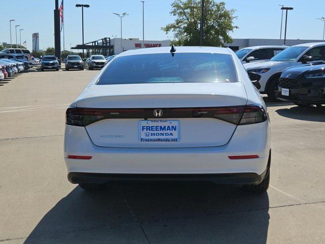 new 2025 Honda Accord car, priced at $29,267