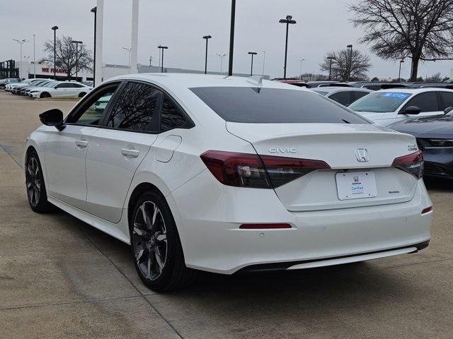 used 2025 Honda Civic Hybrid car, priced at $27,255
