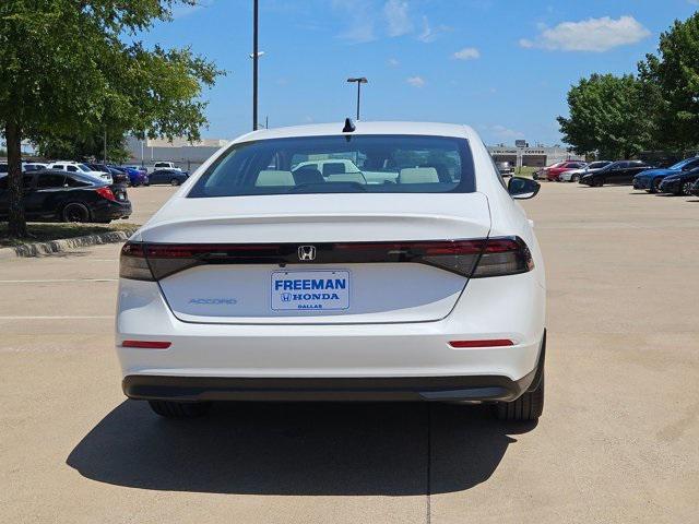new 2025 Honda Accord car, priced at $29,322