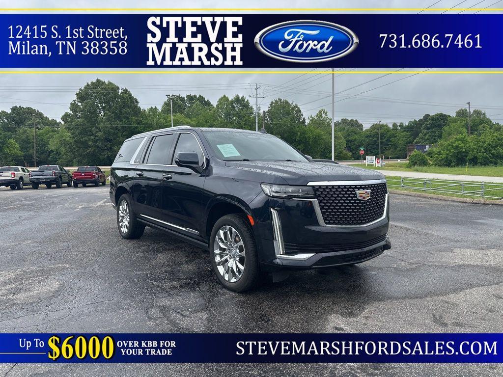 used 2021 Cadillac Escalade ESV car, priced at $47,988