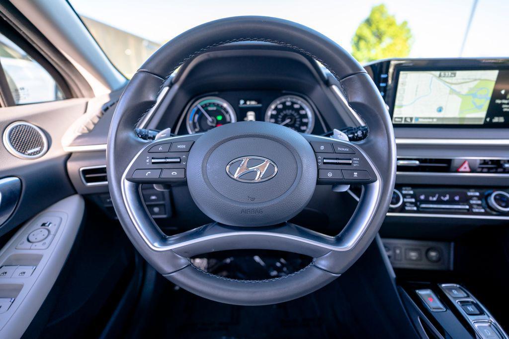 used 2023 Hyundai Sonata Hybrid car, priced at $24,977