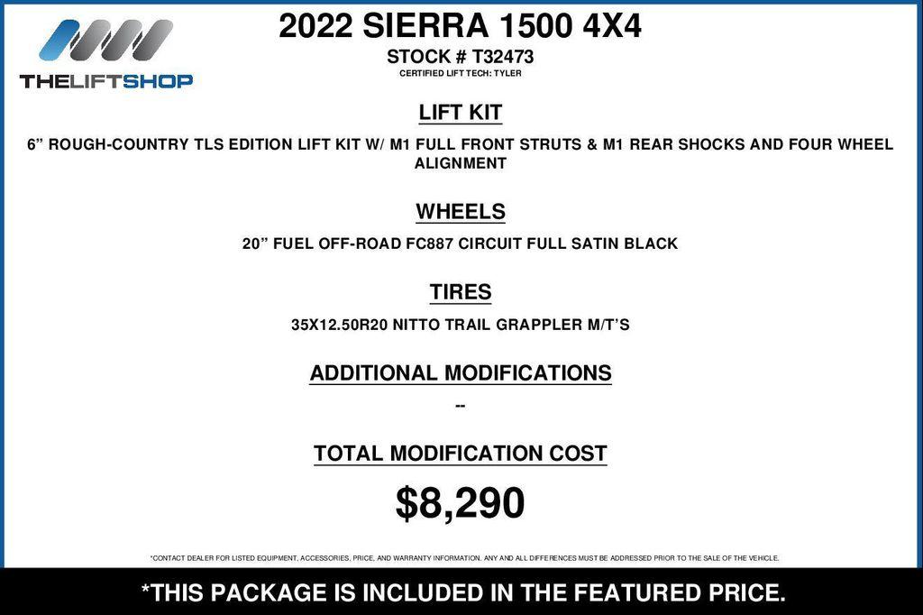 used 2022 GMC Sierra 1500 car, priced at $62,280