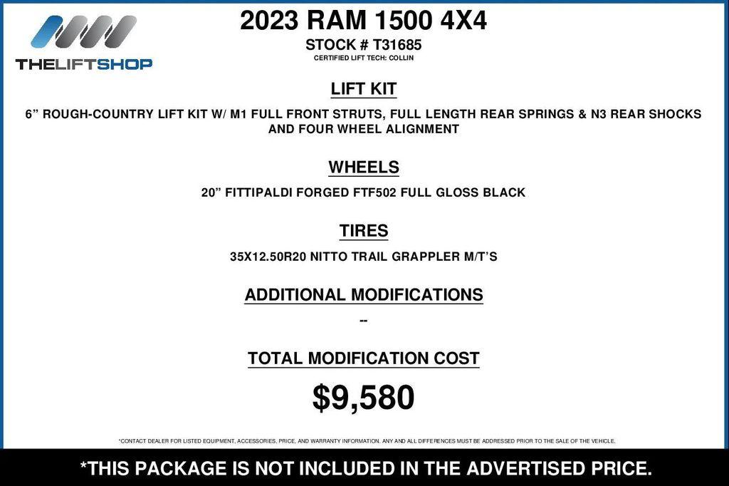 used 2023 Ram 1500 car, priced at $59,830