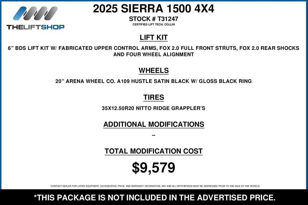 used 2025 GMC Sierra 1500 car, priced at $72,569