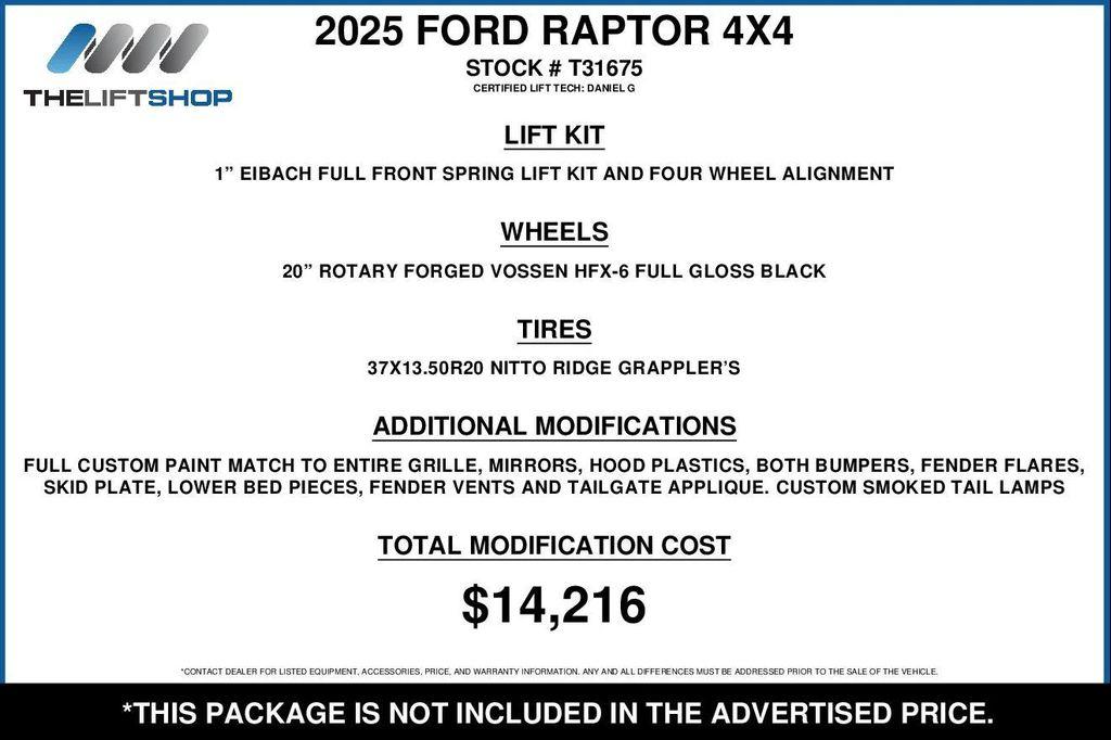used 2025 Ford F-150 car, priced at $99,206