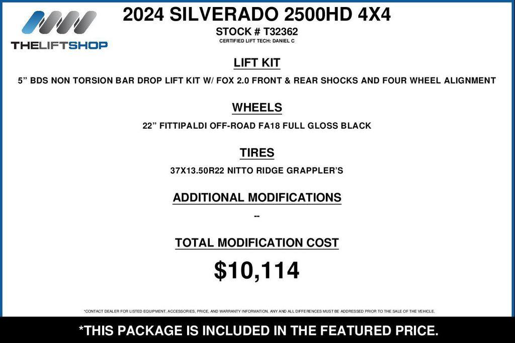 used 2024 Chevrolet Silverado 2500 car, priced at $94,904