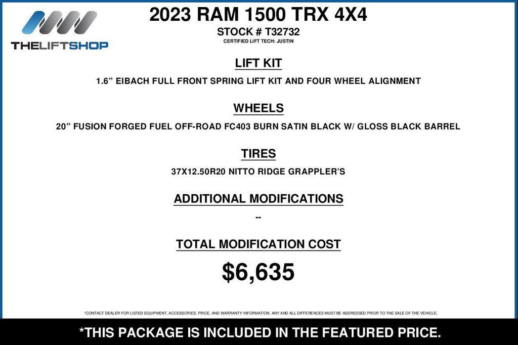used 2023 Ram 1500 car, priced at $96,625