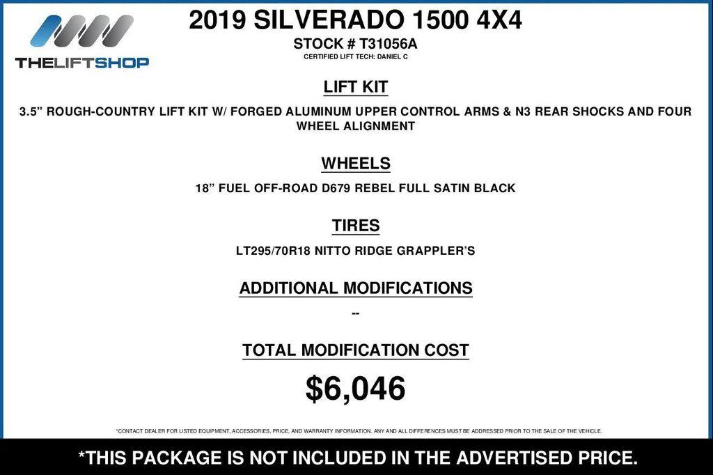 used 2019 Chevrolet Silverado 1500 car, priced at $38,986