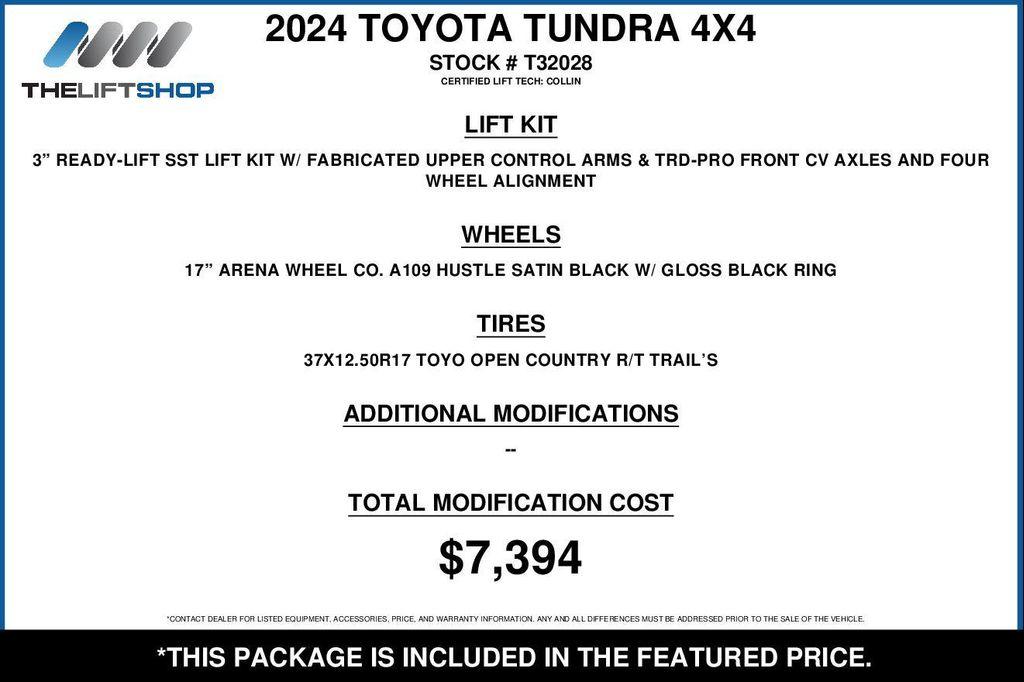 used 2024 Toyota Tundra car, priced at $49,384