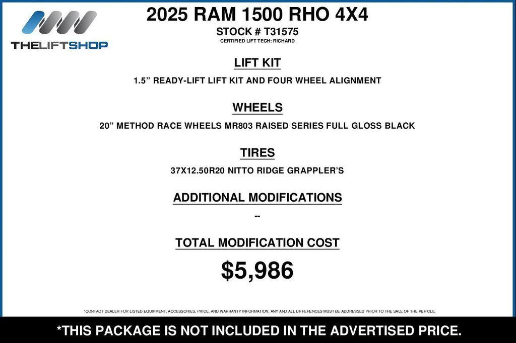 used 2025 Ram 1500 car, priced at $85,876
