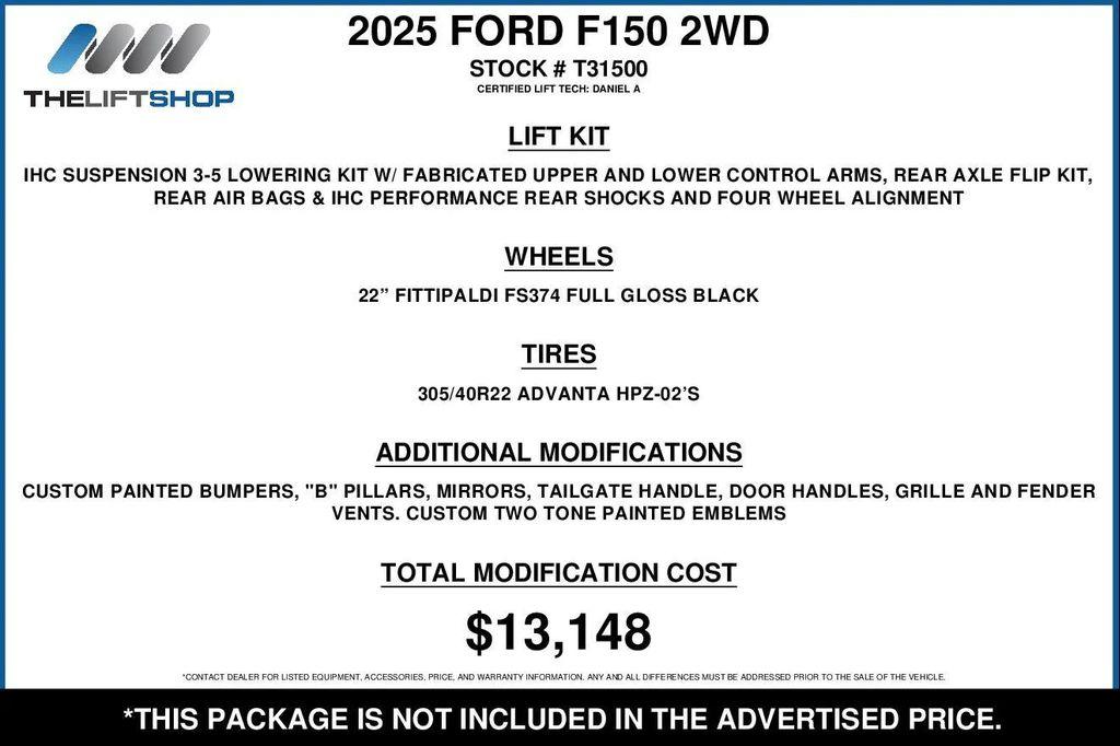 used 2025 Ford F-150 car, priced at $59,138