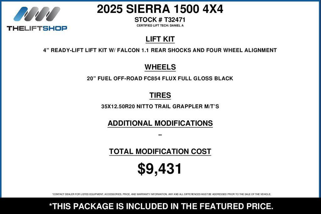 used 2025 GMC Sierra 1500 car, priced at $71,421