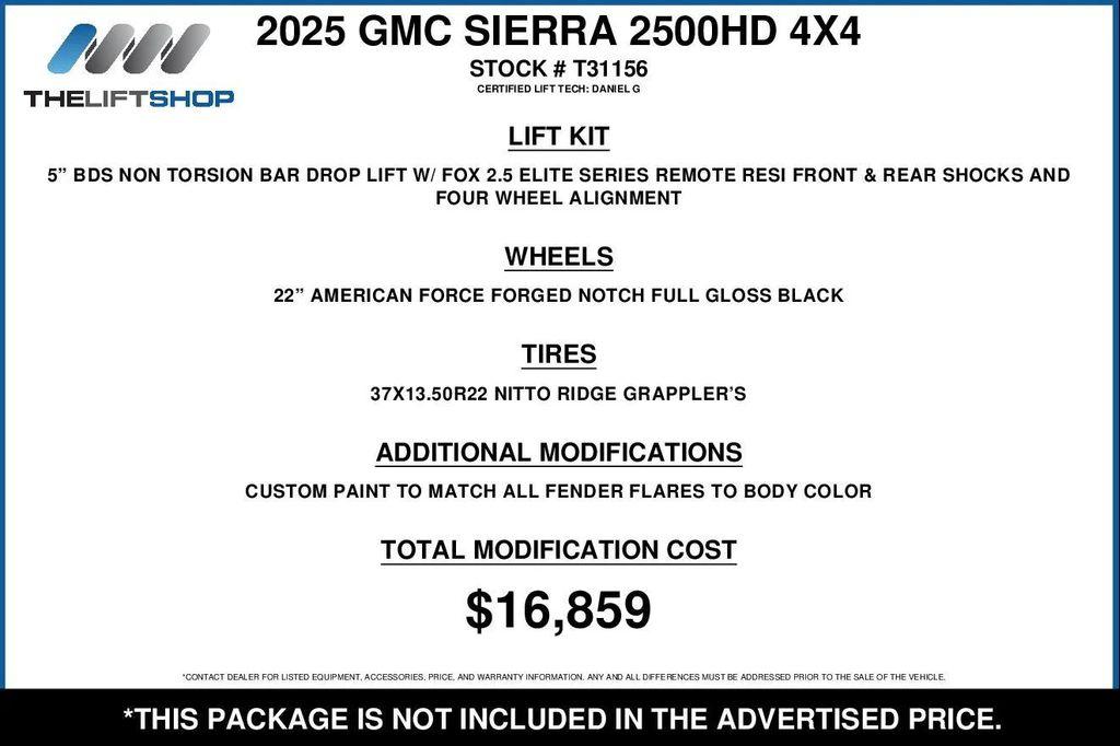 used 2025 GMC Sierra 2500 car, priced at $94,849
