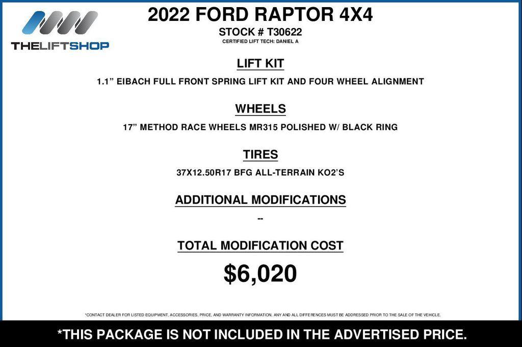 used 2022 Ford F-150 car, priced at $77,010
