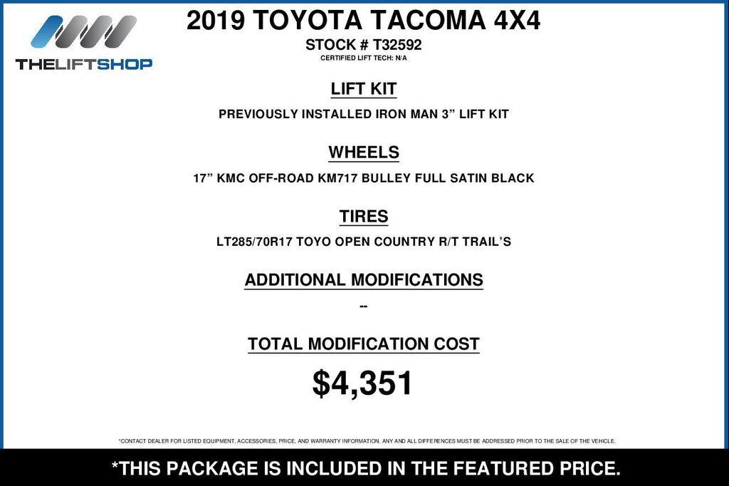 used 2019 Toyota Tacoma car, priced at $48,341