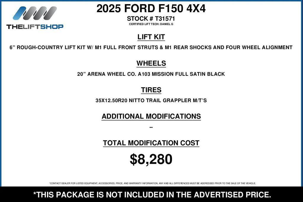 used 2025 Ford F-150 car, priced at $65,270