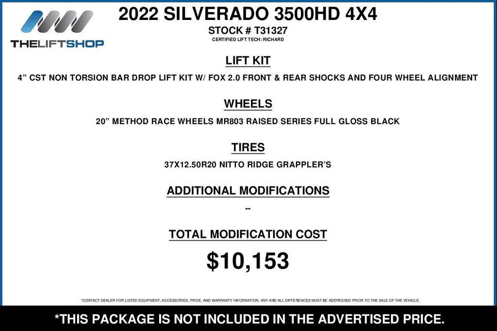used 2022 Chevrolet Silverado 3500 car, priced at $73,143