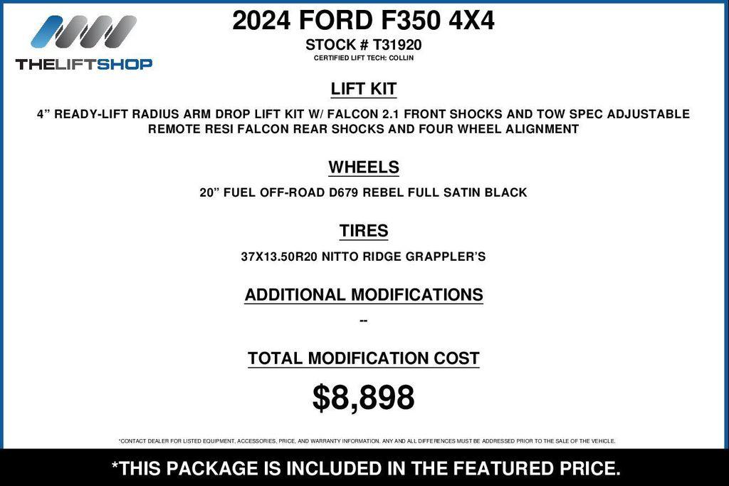 used 2024 Ford F-350 car, priced at $79,888