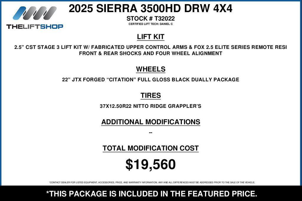 used 2025 GMC Sierra 3500 car, priced at $96,550