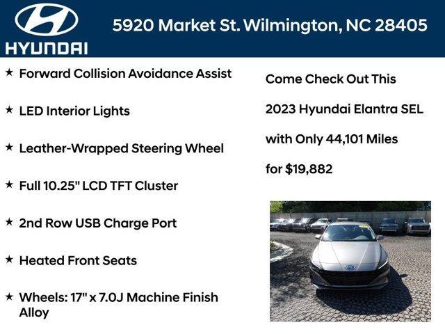 used 2023 Hyundai Elantra car, priced at $20,680