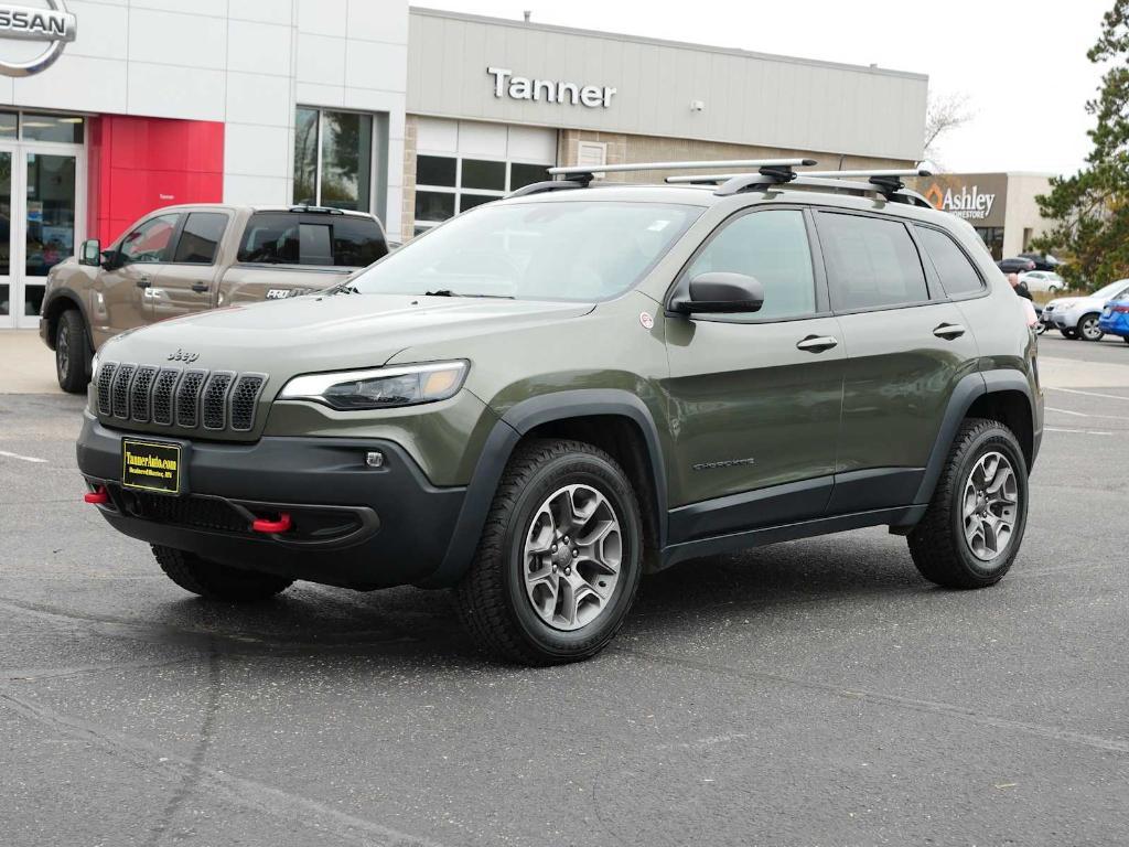 used 2021 Jeep Cherokee car, priced at $21,888