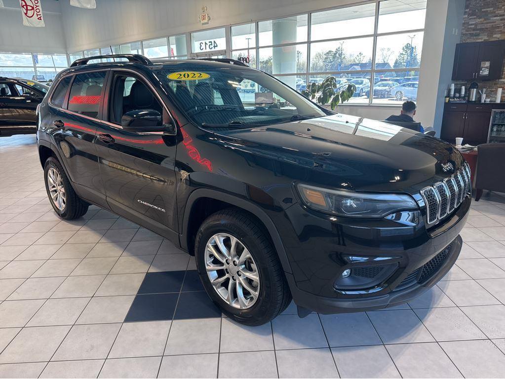 used 2022 Jeep Cherokee car, priced at $24,890