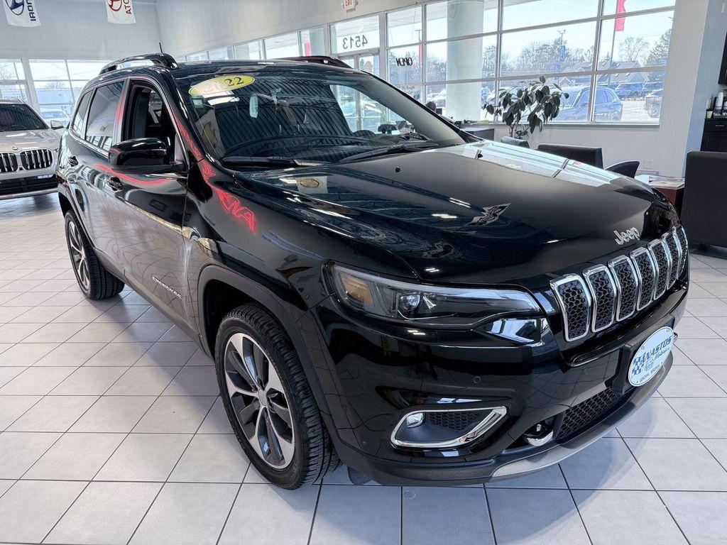 used 2022 Jeep Cherokee car, priced at $27,990