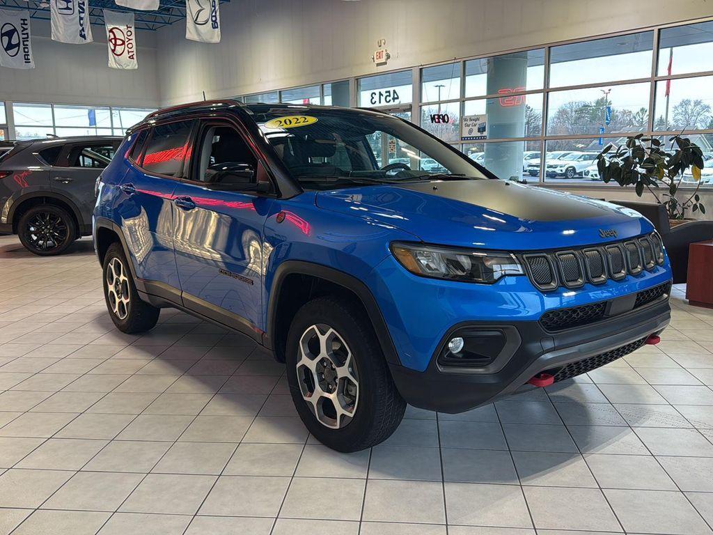 used 2022 Jeep Compass car, priced at $24,491