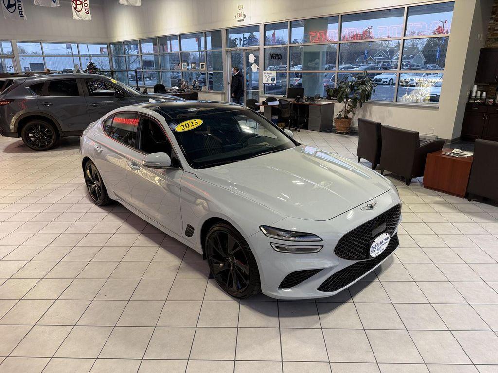 used 2023 Genesis G70 car, priced at $29,571
