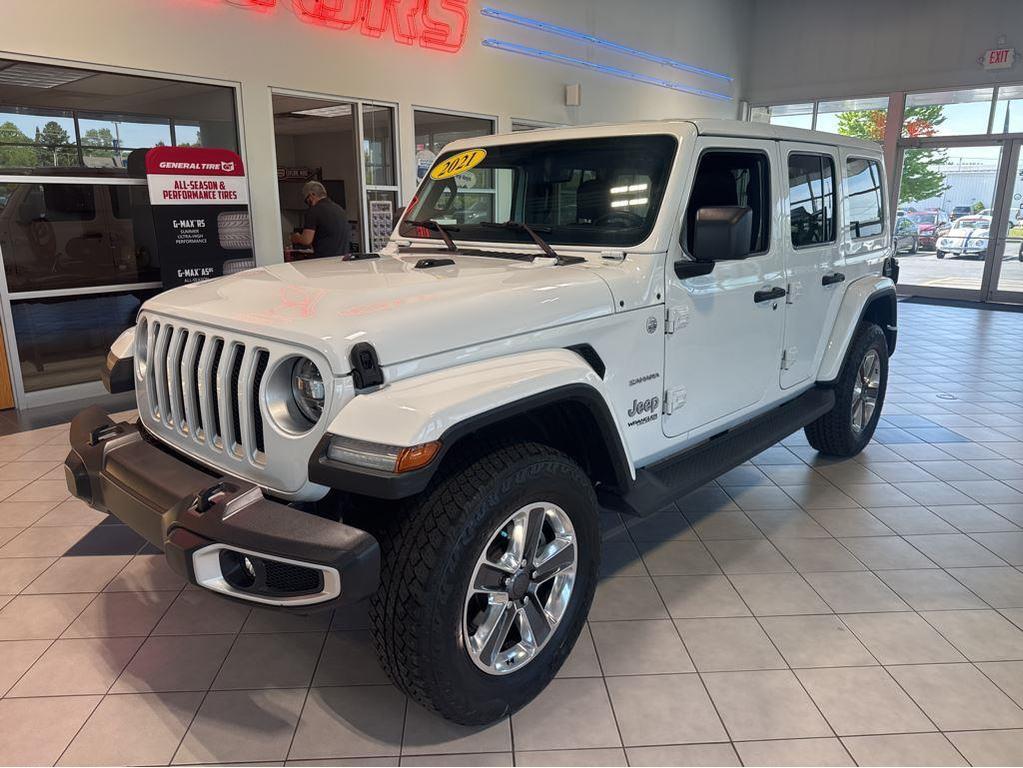 used 2021 Jeep Wrangler Unlimited car, priced at $25,990