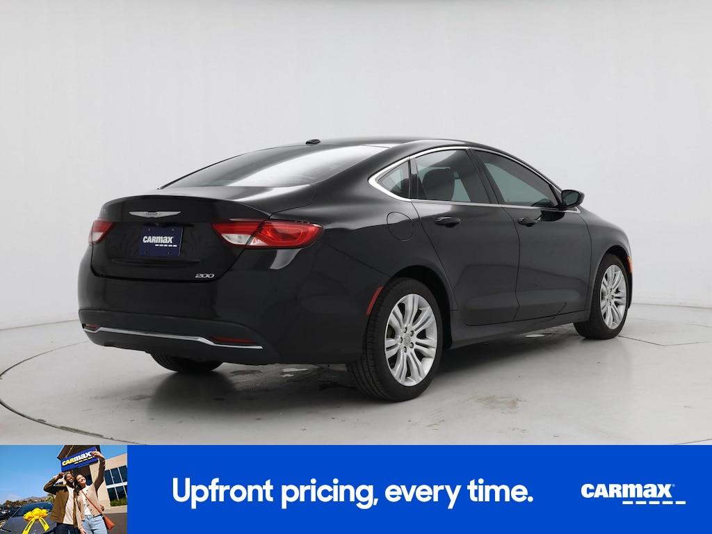 used 2015 Chrysler 200 car, priced at $13,599