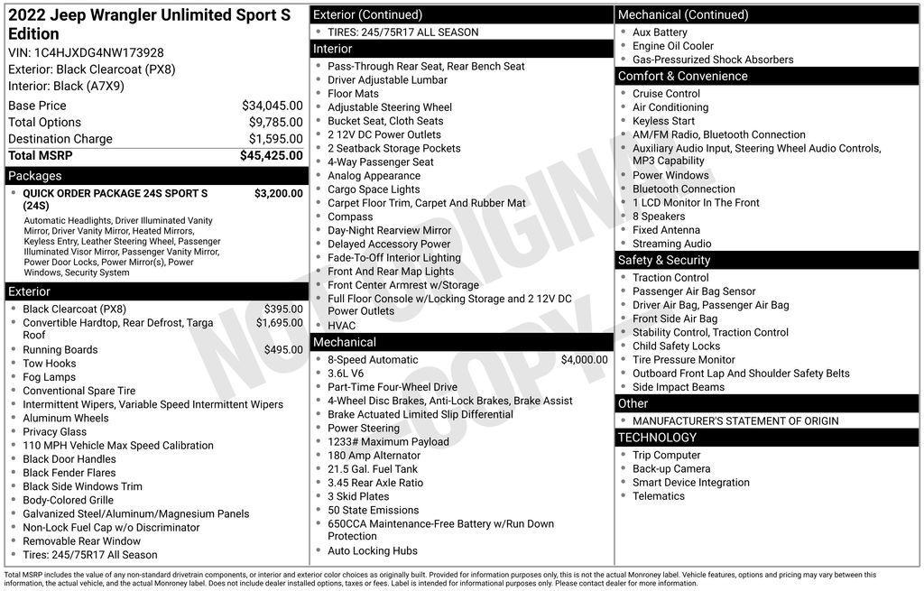 used 2022 Jeep Wrangler Unlimited car, priced at $28,900