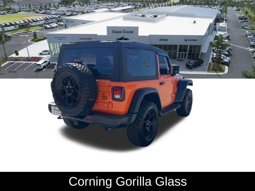 used 2025 Jeep Wrangler car, priced at $33,837