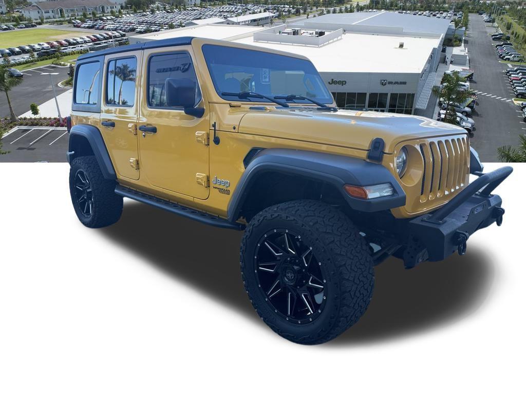 used 2020 Jeep Wrangler Unlimited car, priced at $20,079